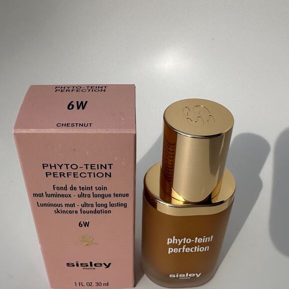 Sisley Paris 6W Chestnut Phyto-Teint Perfection Foundation Luminous Long Lasting - Picture 2 of 13